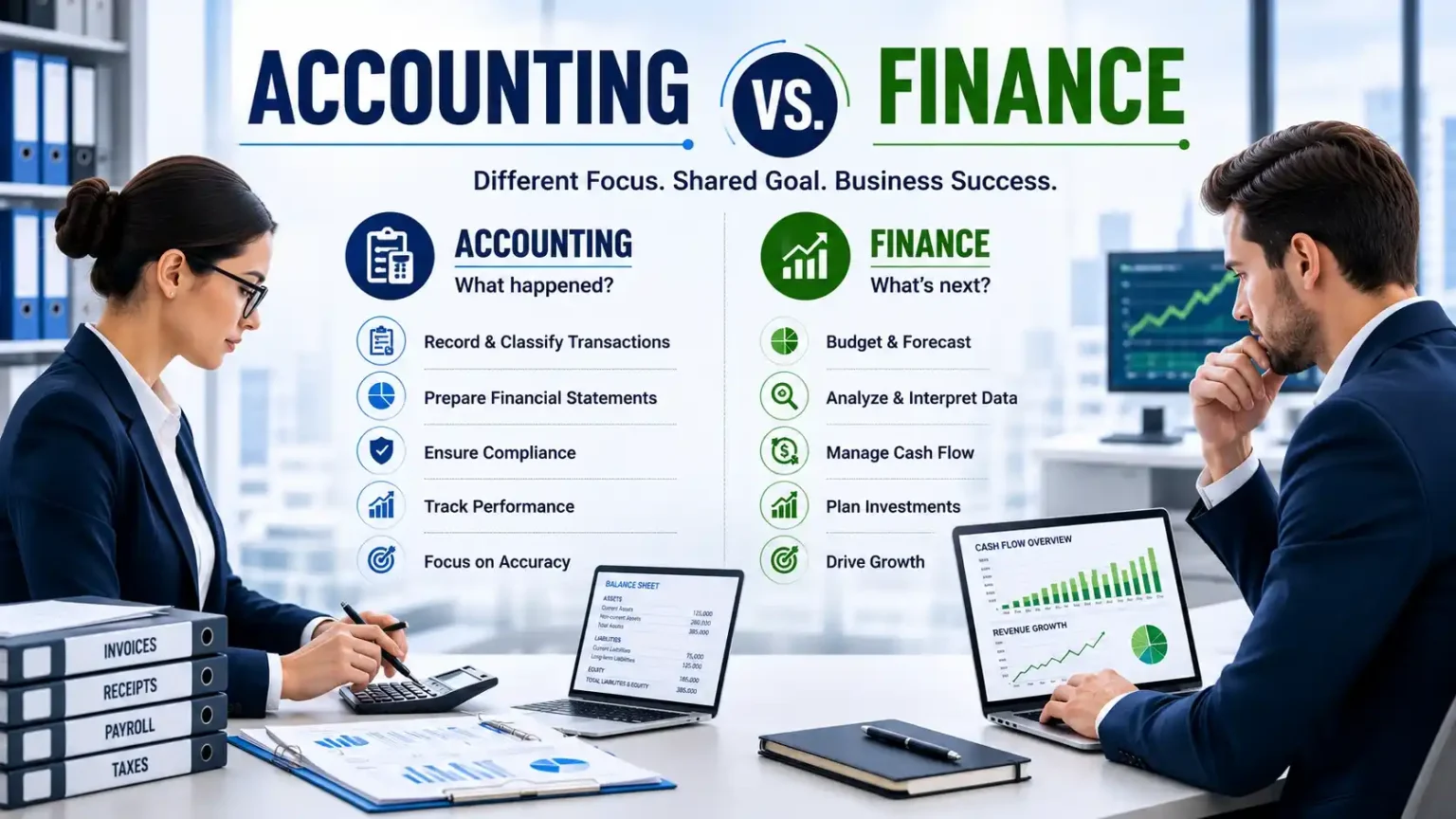 Accounting vs. Finance